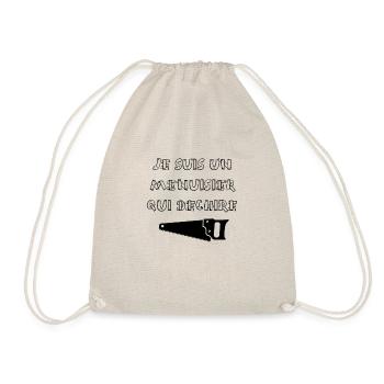 Je suis un menuisier qui déchire - Sac de sport léger - nature - Devant