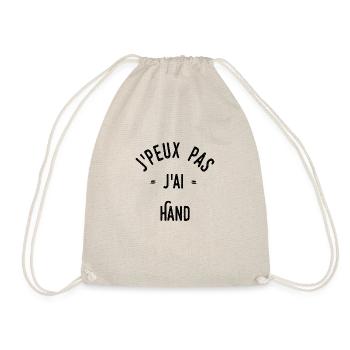 J’peux pas j’ai hand - Sac de sport léger - nature - Devant