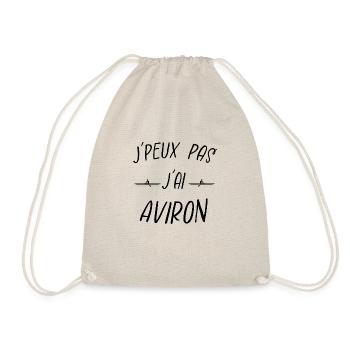 j'peux pas j'ai aviron - Sac de sport léger - nature - Devant