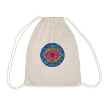 Mandala Mycelium - Drawstring Bag - nature - Front