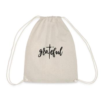 Grateful - Turnbeutel - Natur - Vorne