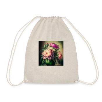 Floral Design 12 - Turnbeutel - Natur - Vorne