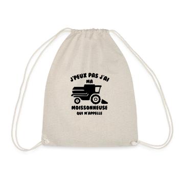 J’peux pas j’ai ma moissonneuse qui m’appelle - Sac de sport léger - nature - Devant