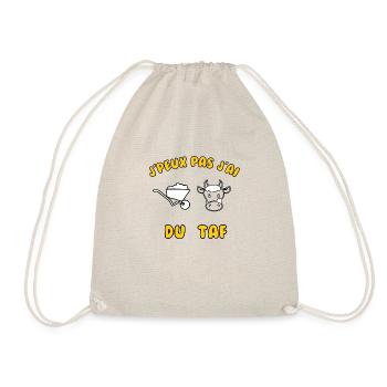 J’peux pas j’ai du taf - Sac de sport léger - nature - Devant