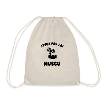 J’peux pas j’ai muscu - Sac de sport léger - nature - Devant