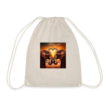 elephant - Drawstring Bag - nature - Front