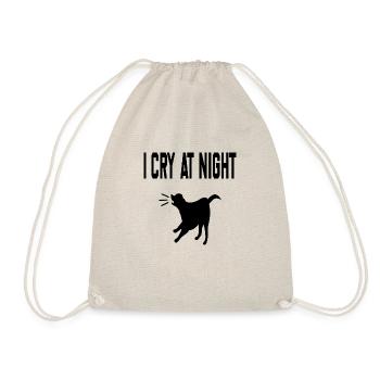 Je pleure la nuit - Sac de sport léger - nature - Devant