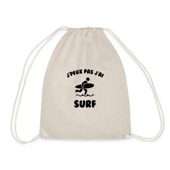 J’peux pas j’ai surf - Sac de sport léger - nature - Devant