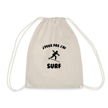 J’peux pas j’ai surf - Sac de sport léger - nature - Devant