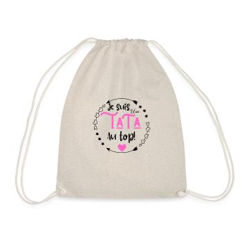 Je suis une tata au top - Sac de sport léger - nature - Devant