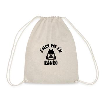 J’peux pas j’ai rando - Sac de sport léger - nature - Devant