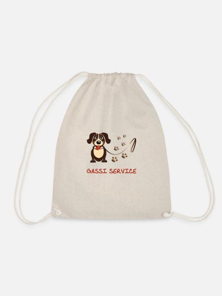 Gassi Service - Turnbeutel - Natur
