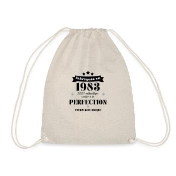 fabriquée en 1983 - Sac de sport léger - nature - Devant