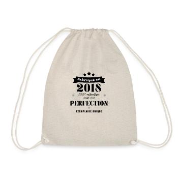 fabriqué en 2018 - Sac de sport léger - nature - Devant