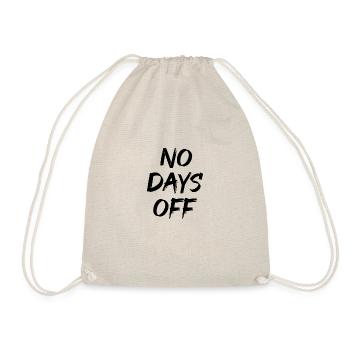 No days off - Turnbeutel - Natur - Vorne