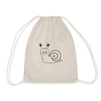 Baby snail - Drawstring Bag - nature - Front