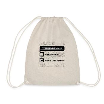 Weekend Plans - 2023 - Drawstring Bag - nature - Front
