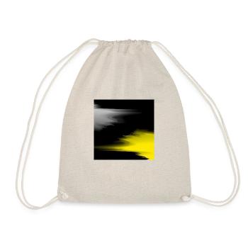 Grey meets Yellow - Drawstring Bag - nature - Front
