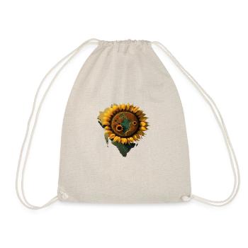 Sunflower - Drawstring Bag - nature - Front