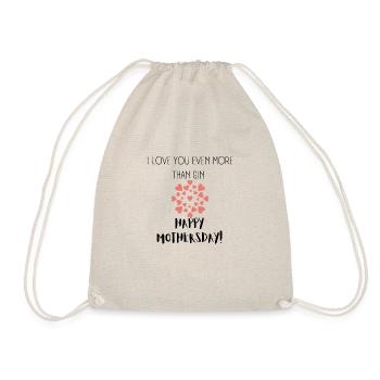 Mothersday - Muttertagsgeschenk - Turnbeutel - Natur - Vorne