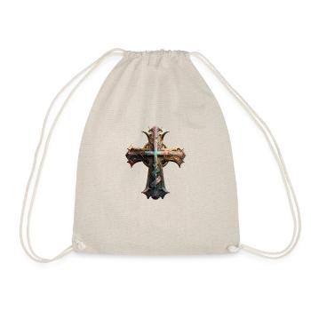 Christian Cross Symbol - Sac de sport léger - nature - Devant