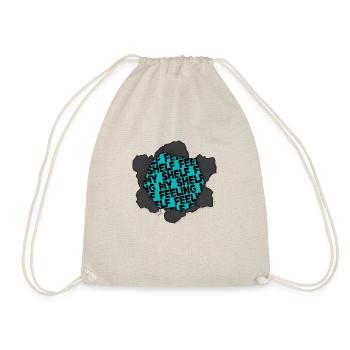 Movies Green Literary Feminine Book Cat Wine Jokes - Drawstring Bag - nature - Front