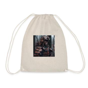 Samurai in an amazing Yoroi - Samurai Warrior - Turnbeutel - Natur - Vorne