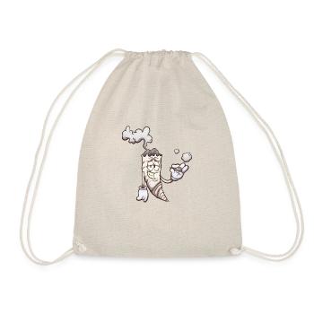 Funny Cartoon Joint - Drawstring Bag - nature - Front