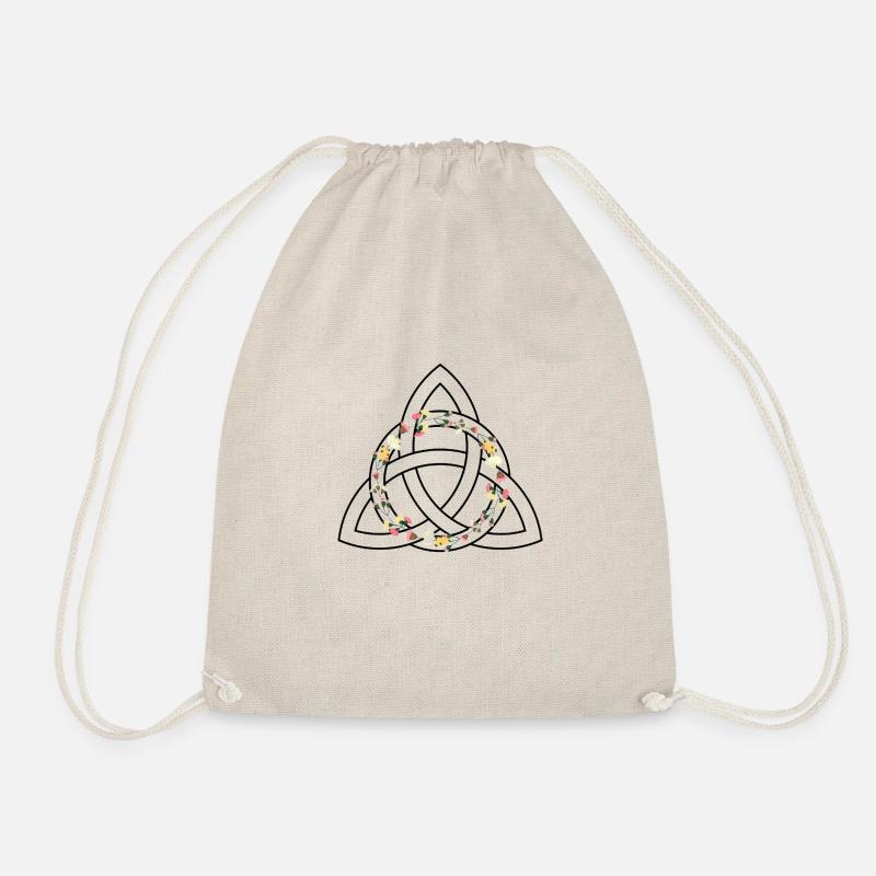 Keltisches Symbol - Triquetra / Triquette oder Triquel. - Turnbeutel - Natur