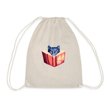 Livres pour chats Lecture Chat domestique Chaton Livre Chaton - Sac de sport léger - nature - Devant