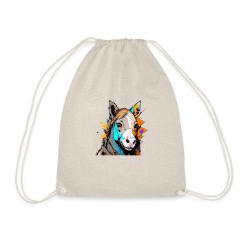 Poney Neon Punk - Sac de sport léger - nature - Devant