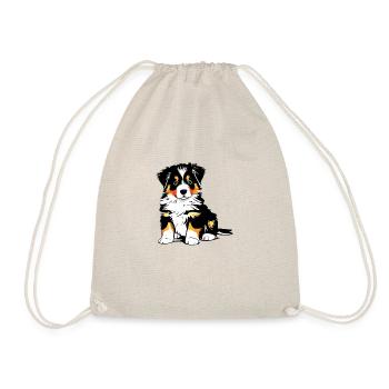 Chien Chiot Propriétaire de chien Berger australien - Sac de sport léger - nature - Devant