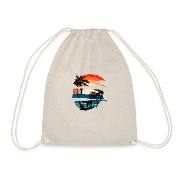 Sunset - Drawstring Bag - nature - Front