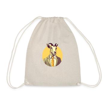 Chèvre bien habillée - Sac de sport léger - nature - Devant