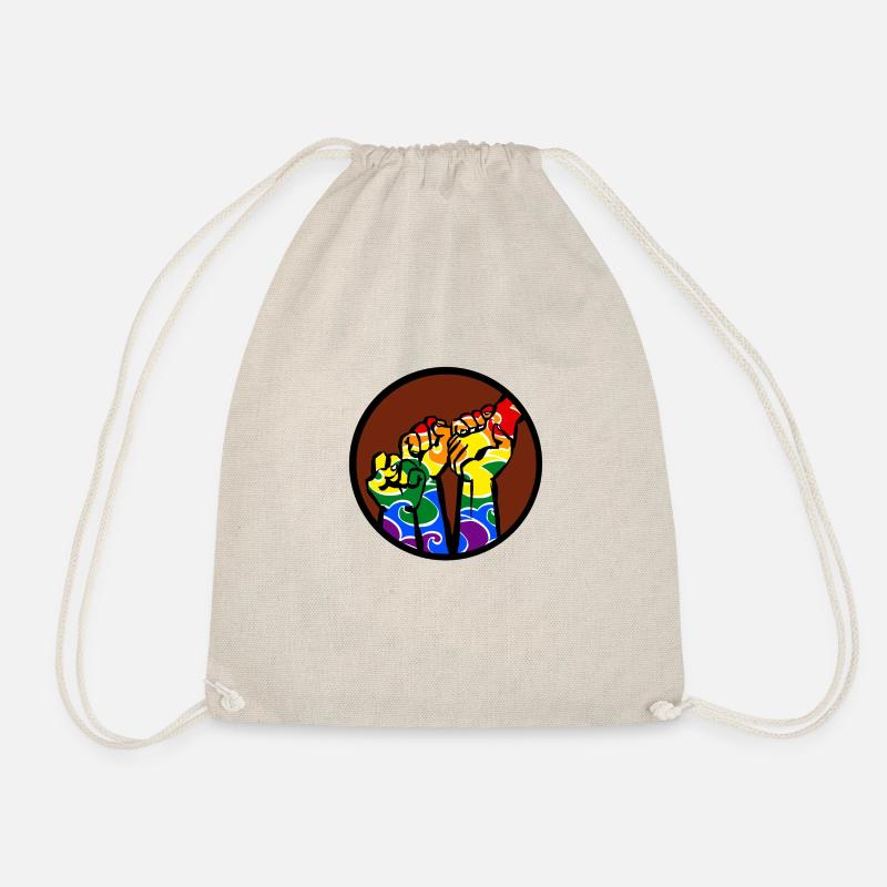 Fists4b LGBT - Drawstring Bag - nature