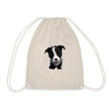 Hundehalter Border Collie Hunde Hundeliebhaber - Turnbeutel - Natur - Vorne