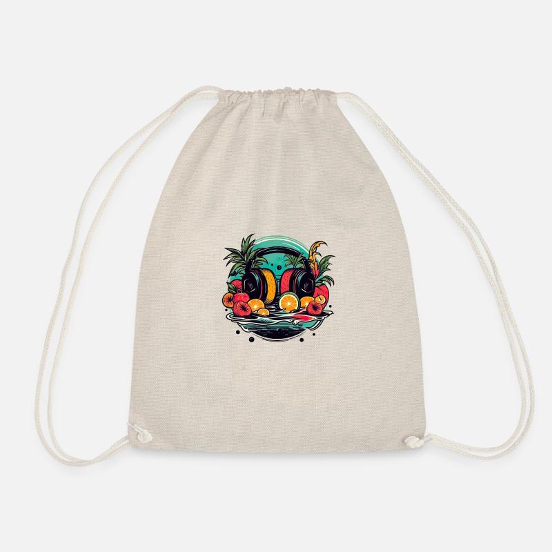 Summer Wave edition2 X4 - Drawstring Bag - nature