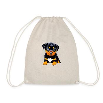 Rottweiler Chien Chiot Chien Rottweiler Chiot Chiens - Sac de sport léger - nature - Devant