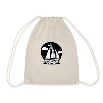 Sailing Sailing Ship Sailing Sailing Sailboat - Drawstring Bag - nature - Front
