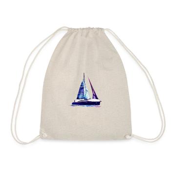 Sailing Sailboat Sailing Ship Sailing Sailing Sailor - Drawstring Bag - nature - Front