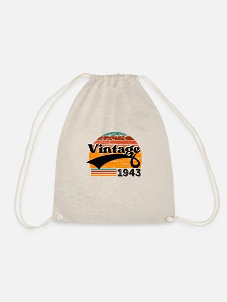 Vintage 1943 - Sac de sport léger - nature