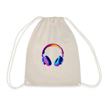 Casque Écouter de la musique Musicien chantant Gamer Singer - Sac de sport léger - nature - Devant
