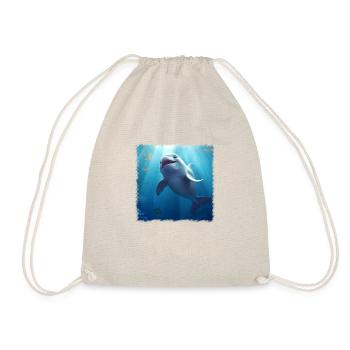 Dauphin heureux - Sac de sport léger - nature - Devant