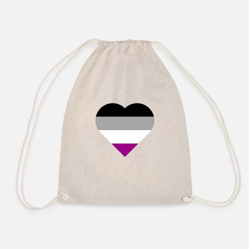 Asexual PrideLove - Turnbeutel - Natur