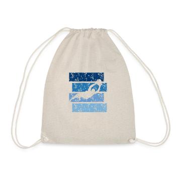 Rugby gift Vintage - Drawstring Bag - nature - Front