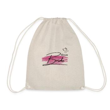 Team Braut-Team der Braut Golden Pink - Turnbeutel - Natur - Vorne
