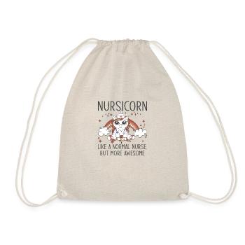 Nursicorn comme une infirmière normale mais plus génial - Sac de sport léger - nature - Devant