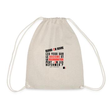 Faites l'amour pas la guerre, peace and love, - Sac de sport léger - nature - Devant