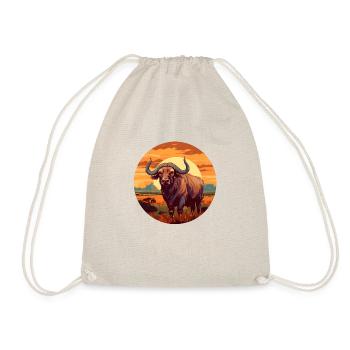 Buffle d’Afrique - Sac de sport léger - nature - Devant