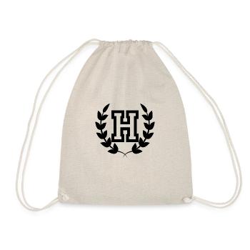 Letter h sport - Drawstring Bag - nature - Front